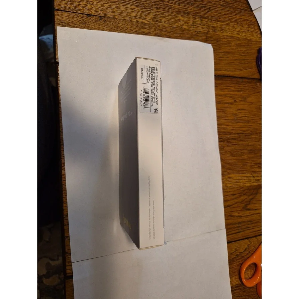 WATCHBAND FOR APPLE WATCH 42 -49mm Black Specled New In Box From Heyday